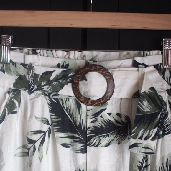 Streetwear Society | Paper Bag Linen Blend Pants - Picture 3 of 4